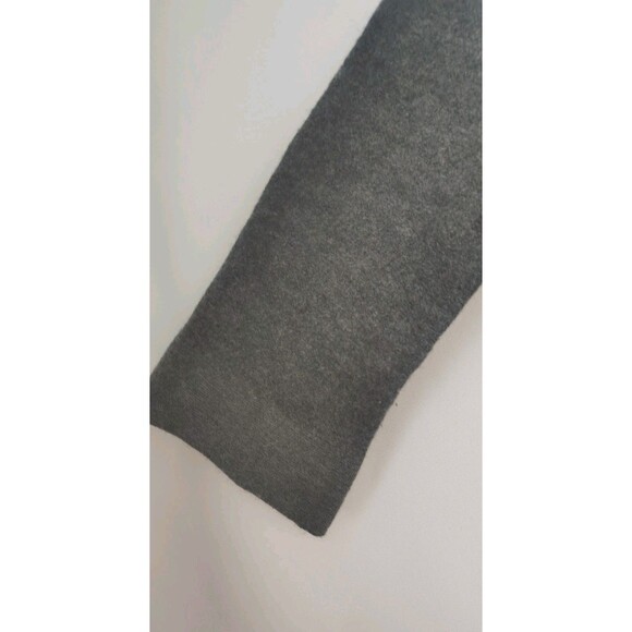 Ann Taylor Wool Mock Neck Gray Sweater Size Med Preppy Minimalism Warm Casual - Picture 4 of 4